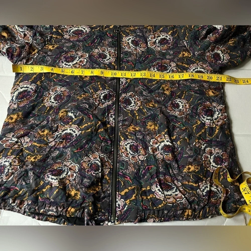 Free People Women’s Floral Bomber Jacket Size Small